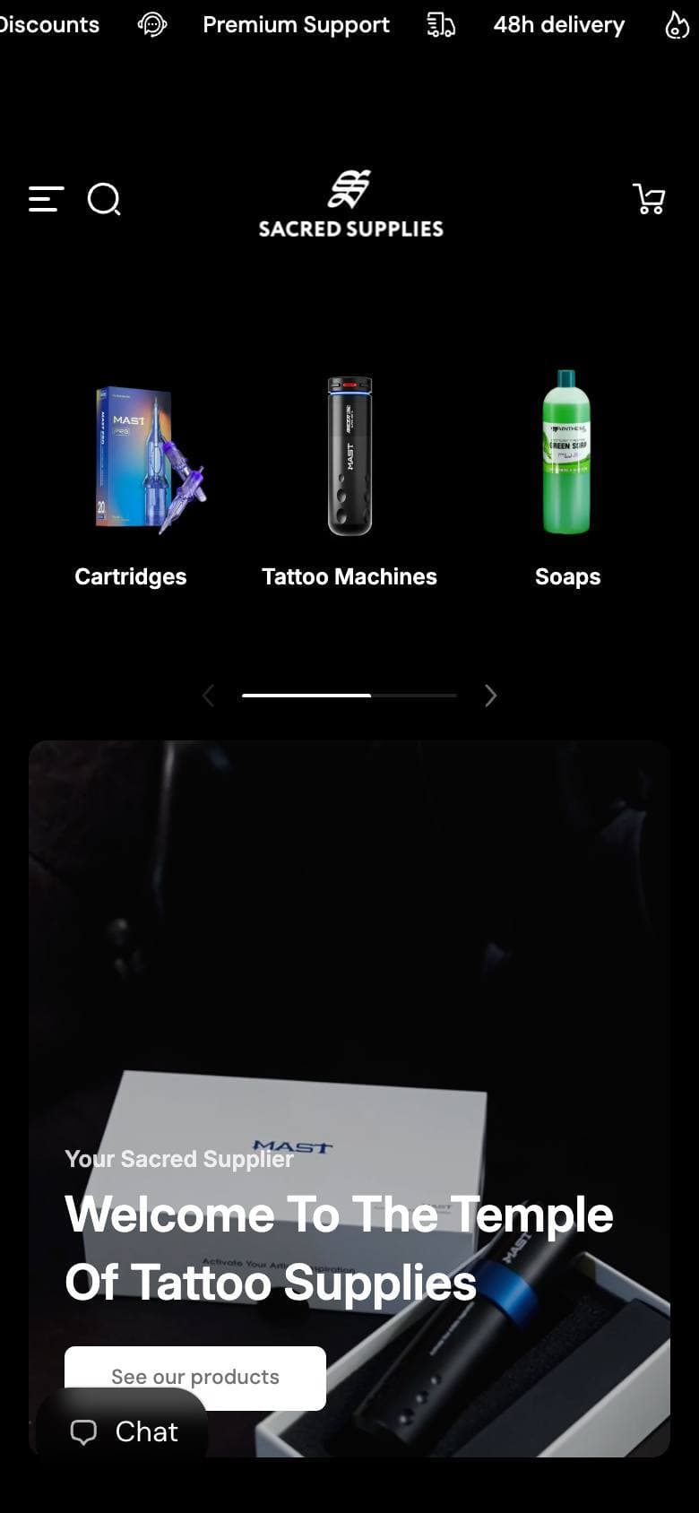 Sacred Supplies, phone